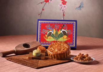 六黃白蓮蓉大月餅配合桃禮盒